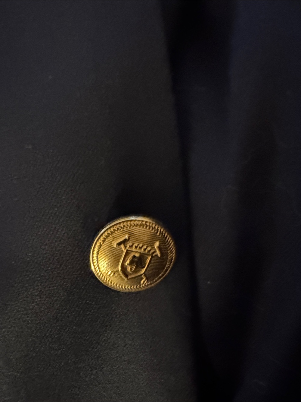 Ralph Lauren / Macy’s Men’s Store 100% Wool Navy Blazer with Gold Buttons, 38R - Picture 7 of 7